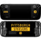 NFL Pittsburgh Steelers Black Performance Series Steam Deck Handheld Gaming Computer Skin